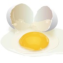 Желток помогает кефирным маскам для волос